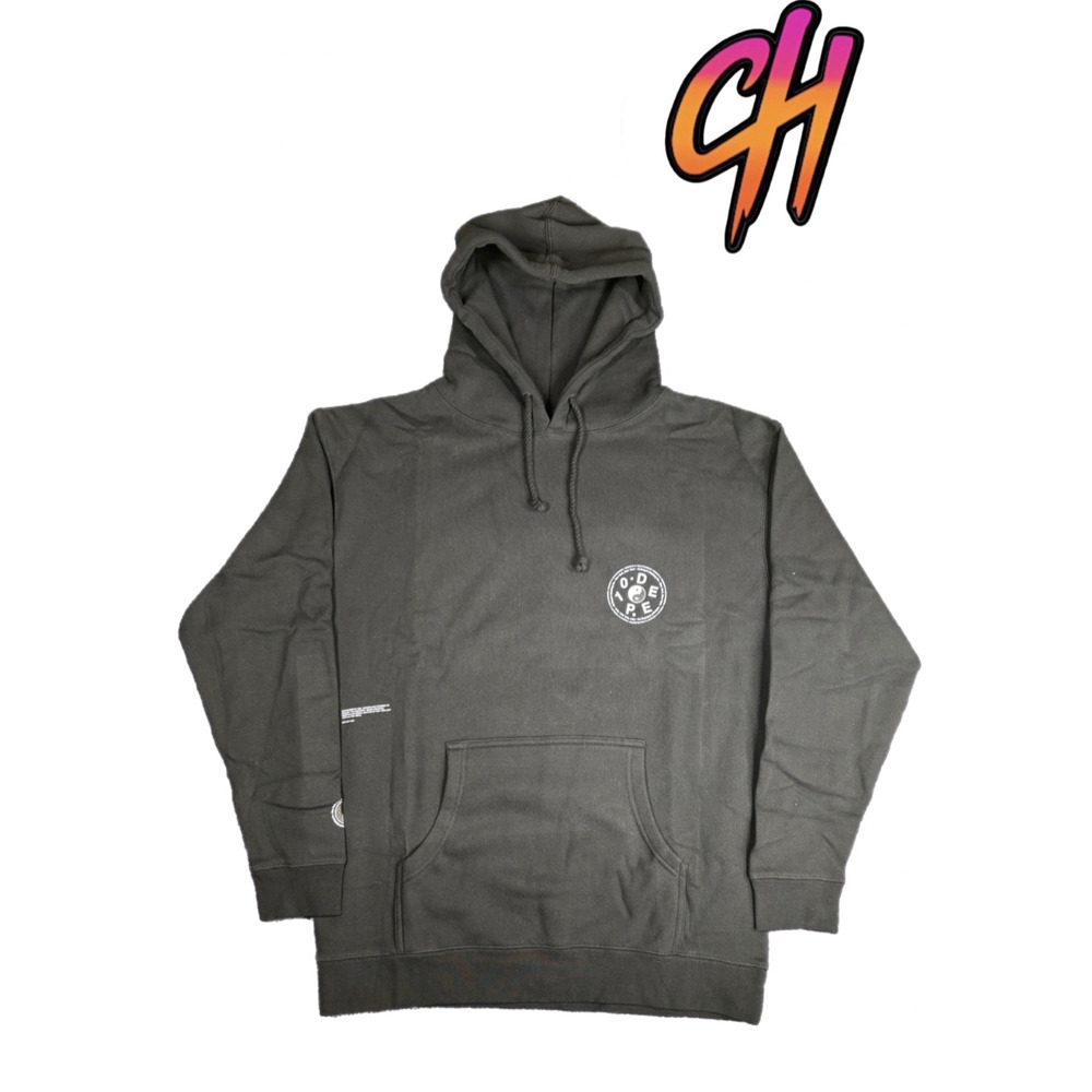 10 Deep "Rise & Fall" Black Pullover Graphic Hoodie Size Large